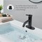 Everflow Bathroom Faucet w/ Deck Plate, 1 handle, 1 or 3 hole Stainless Matte Black BFCTDRKT-MB - alternate 9